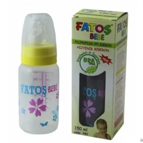 FATOŞ BEBE-480 ( PP.PLASTİK & 150ML ) BİBERON*12X18
