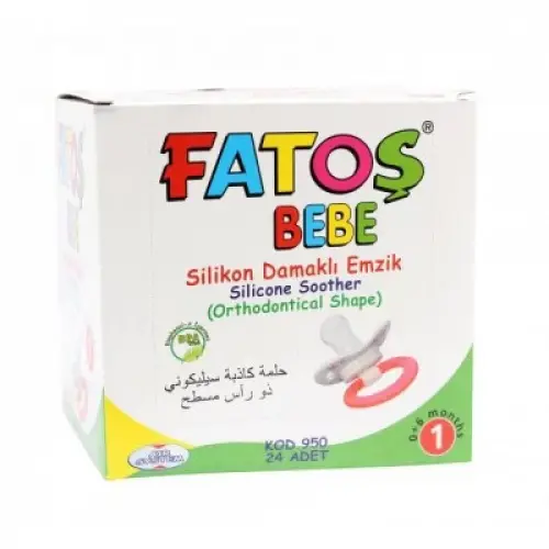 FATOŞ BEBE-950 NO-1 SİLİKON DAMAKLI EMZİK *24X36