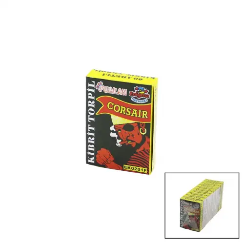 FURKAN CORSAIR EK-0201F ( 60PCS ) ( KİBRİT ) TORPİL*10X24