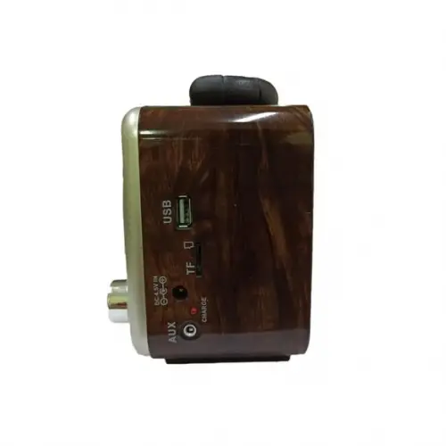 Gold Htc Ghtc-4010 Nostaljik Radyo Hoparlör Bluetooth Usb Tf Hafıza Kart Aux Destekli Müzik