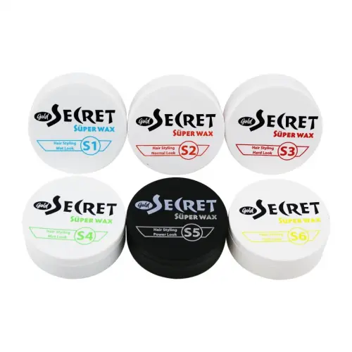 GOLD SECRET S1-2-3-4-5-6 SÜPER WAX SAÇ ŞEKİL KREMİ 150ML*36X1