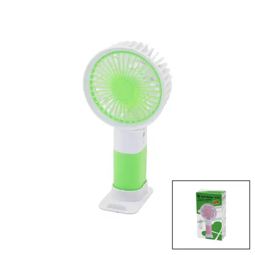 GOLD SİLVER GS-280 (USB ŞARJ) MİNİ EL FANI (ÇAP:7.9CM & Y:15.7CM) (SABİT BAŞLIK) (TEK KADEME HIZ) (TELEFONLUKLU M.ÜSTÜ AYAK)*150