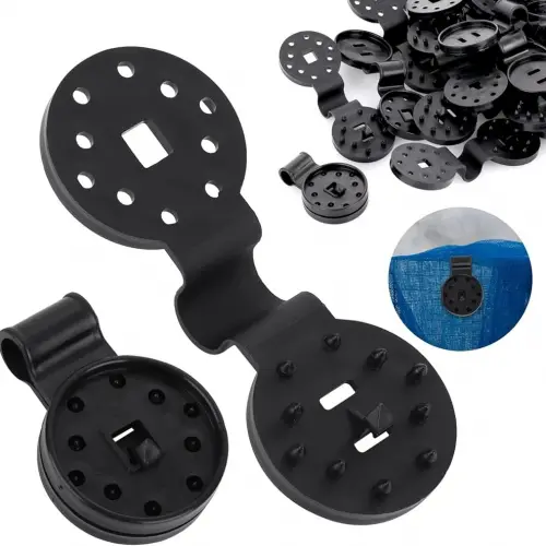 Gölgelik File Klipsi 100 Adet Gölgelik İp Geçirme Aparatı