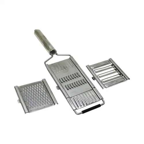 GRATER DMR-4703 ( 3İN1 ) LÜX METAL RENDE ( TAK--ÇIKAR= RENDE & SOYACAK & DİLİMLEME BAŞLIKLI )*60