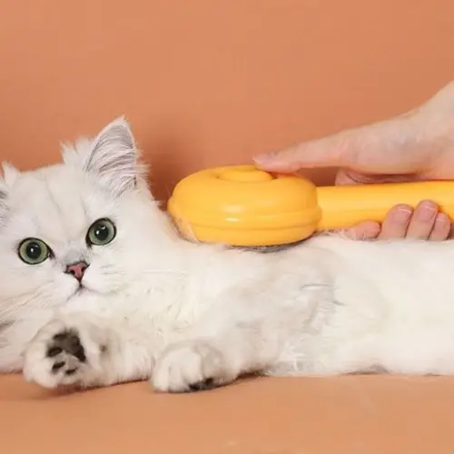 Hamburger Şekilli Otomatik Temizlenen Evcil Hayvan Fırçası