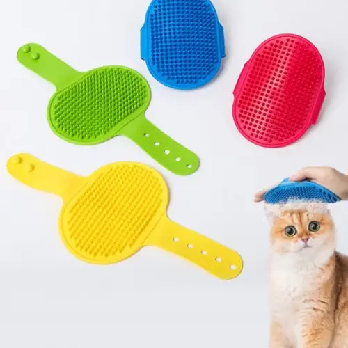 Hayvan Tüy Toplama Yıkama ve Köşe Kaşınma Silikon Fırçası