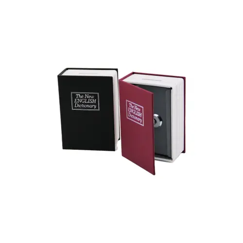 HOMESAFE BOOKSAFE DMR-4790 ( KÜÇÜK=114X80X45MM ) ( KİTAP MODELİ ) KİLİTLİ KASA & KUMBARA*48