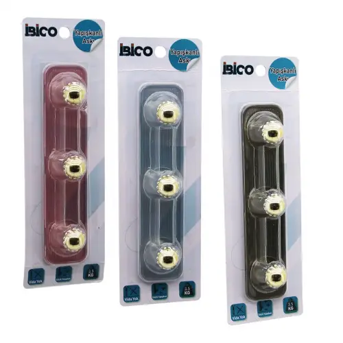 İBİCO İ17-005 ( 3 KOLLU= GOLD & NOKTALI TOP ) YAPIŞKANLI PLS.ASKI ( MİKA KRİSTAL ŞEFFAF RENKLİ TABAN ) ( 3.5KG.TAŞIMA )*12X14