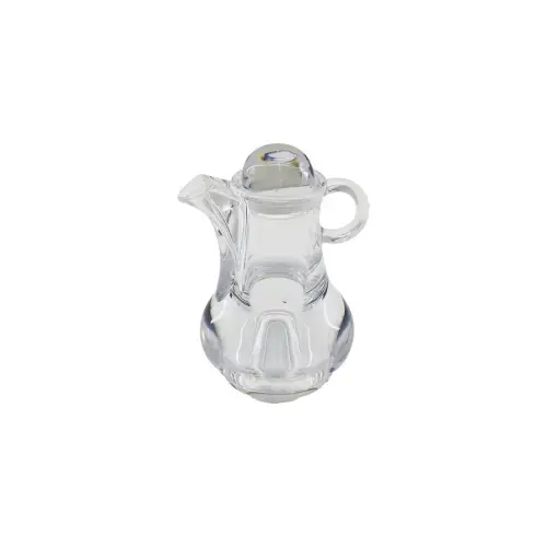 İBİCO İ22-167 -8016 ( MİNİ=50ML ) ( DEMLİK MODELİ ) ( AKRİLİK ) YAĞDANLIK ( ŞEFFAF ) ( SİRKELİK & SOSLUK )*12X6