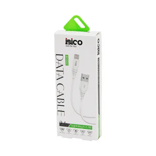 İBİCO İB-1002 ( USB TO=( İPHONE ) ( KABLO ) ( 2.4A ) ( HIZLI ) TELEFON ŞARJ & DATA KABLOSU=1MT ( 2400mA )*10X22