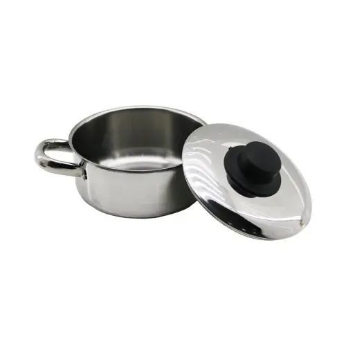 İBİCO K22-011 ( 14CM ) ( METAL KAPAK ) ( MİNİ)  ÇELİK TENCERE*50