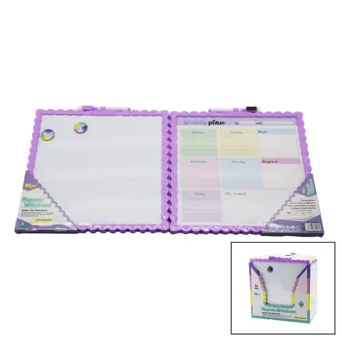 İBİCO NEW MAGNETİC WHİTEBOARD JL-116 ( 29X29CM ) (ORTA) MANYETİK YAZI TAHTASI (ÇİFT TARAFLI) (RENKLİ ÇERÇEVE)*12X8