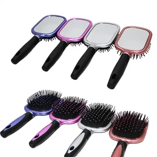 İBİCO PROFESYONEL RD-552 ( AYNALI ) RENKLİ SAÇ FIRÇASI & TARAK*12X20