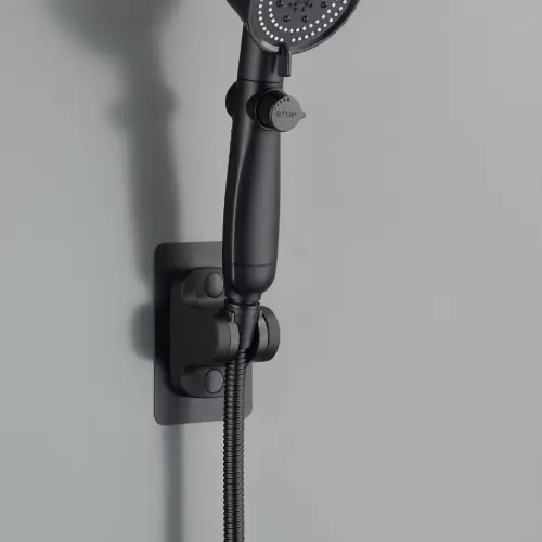 İBİCO ROYAL ( SİYAH ) ( PERVANELİ ) ( KADEMELİ ) ( STOPLU )  DUŞ BAŞLIK *300