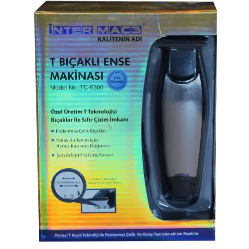İnter Mac Inter Mac3 TC-6300 T Bıçaklı Sakal-Ense Tıraş Makinesi