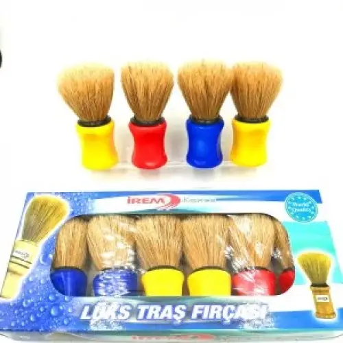 İREM KANCA ( RENKLİ PLASTİK SAPLI ) SAKAL FIRÇASI*6X60