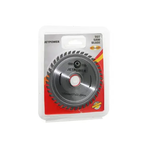 JETPOWER TCT SAW BLADE ( 115 X 40T X 22.23MM ) ( AĞAÇ ) DİSK*400