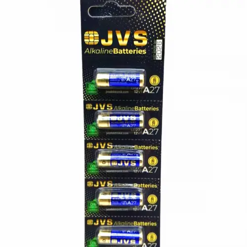 JVS 27A LR27 12V ARAÇ & OTO KUMANDA PİLİ ( 5Lİ KART )*400