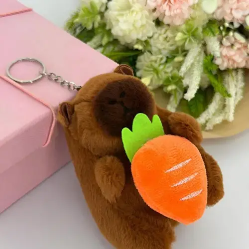 Kapibara Peluş Anahtarlık