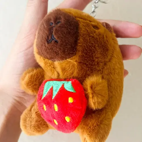 Kapibara Peluş Anahtarlık