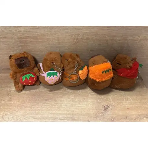 Kapibara Peluş Anahtarlık