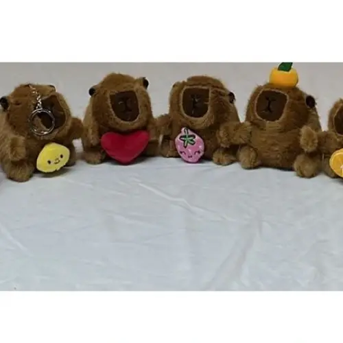 Kapibara Peluş Anahtarlık