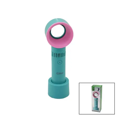 KİWİ KFAN-7610 ( TAŞINABİLİR ) EL FANI ( GİZLİ PERVANELİ ) ( USB ŞARJLI ) ( MASA ÜSTÜ KULLANIM APARATLI ) ( 3 KADEME HIZ )*30