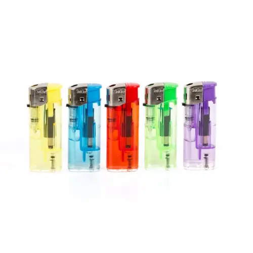 KOKO-309 ( ŞEFFAF ) MANYETÖLLÜ RENKLİ CEP ÇAKMAK ORTA BOY*50X20