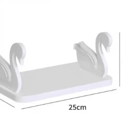 Kuğu Tasarımlı Kendinden Yapışkanlı Raf