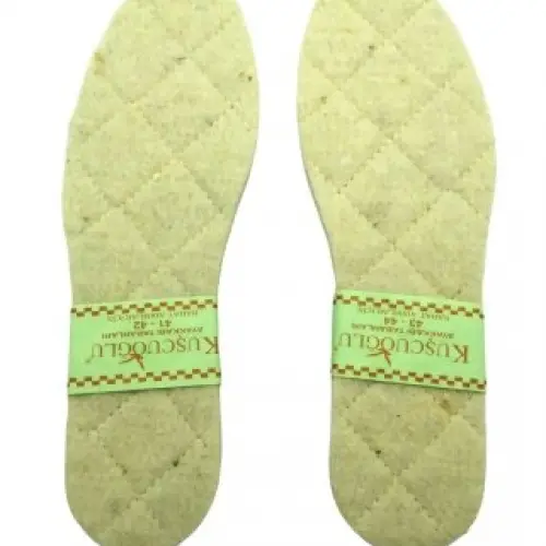 KUŞCUOĞLU KÇ-600 ( DİKİŞLİ ) ( BEYAZ & ERKEK ) YÜN KEÇE ( 41-42-- 43-44)*12X72