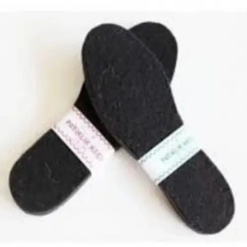 KUŞCUOĞLU KÇ-900 ( DİKİŞSİZ ) ( PATİKLİK & DELİKLİ ) ( SİYAH & BAYAN ) YÜN KEÇE*12X72