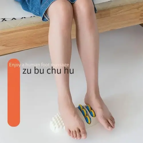 Masaj Mat Masaj Aleti 3D Shiatsu Rulo Ayak Masajı Rulo Ayak Rulo Tekerlek Akupunktur Noktası