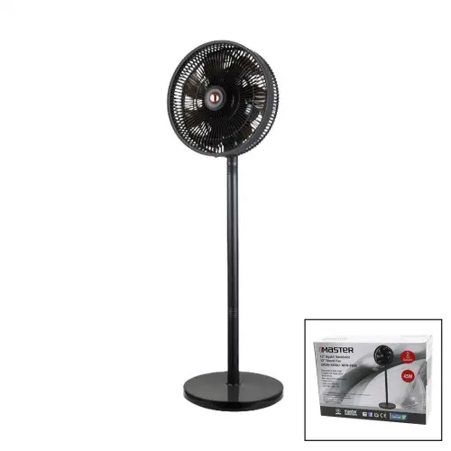 MASTER MTR-F600 (12 İNÇ) ( AYAKLI & STAND FAN ) VANTİLATÖR ( 4 KADEME HIZ ) ( 7 PLASTİK KANAT) ( 45W )*5