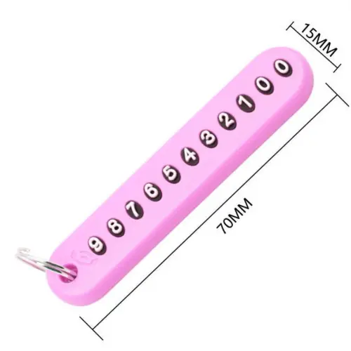 Mini Anahtarlık, Çanta, Araba İçin Çok Amaçlı Numaratör