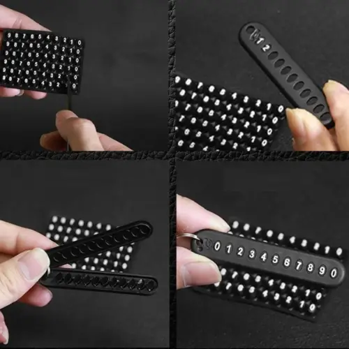 Mini Anahtarlık, Çanta, Araba İçin Çok Amaçlı Numaratör