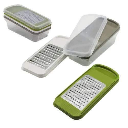 MUGİSS M-9 ( 5PCS ) STRONGER RENDE SETİ ( DİLİMLEYİCİ & KÜÇÜK-BÜYÜK RENDE & HAZNE & HAZNE KAPAK )*12=K