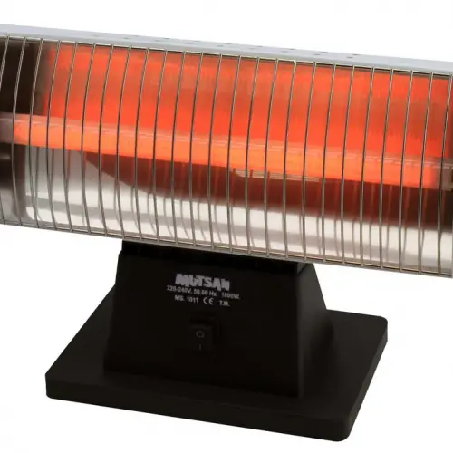Mupa MS 1011 1500 W Kalın Camlı Elektrikli Isıtıcı