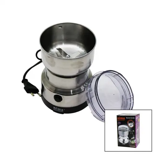 NİMA JAPAN NM-8300 DP-207 ELECTRİC COFFEE GRİNDER 200ML PRATİK LÜX ELEKTRİKLİ ÇELİK ÖĞÜTÜCÜ 150W*36