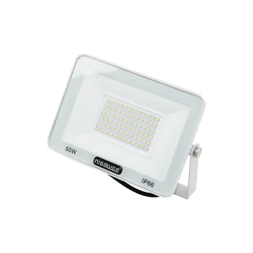 NİSALUCE DOB LED ELP-04 ( 50W ) SLIM LED PROJEKTÖR ( SİYAH ) ( BEYAZ ) ( METAL ÇERÇEVE & AYAK )*20