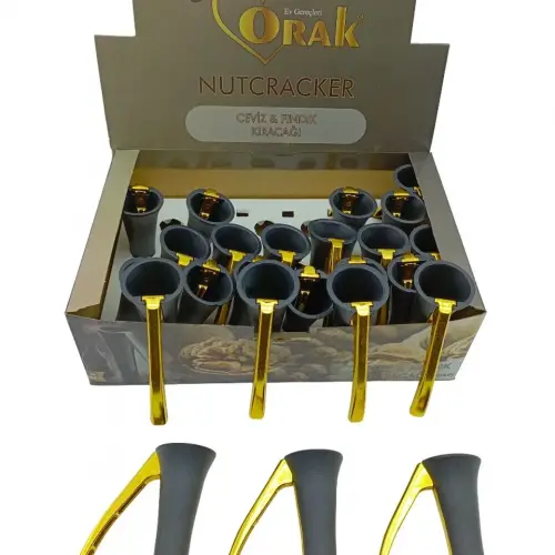 ORAK KOD-400 ( GOLD KOLLU & SİYAH HUNİ ) ( METAL ) CEVİZ & FINDIK KIRACAK*24X5