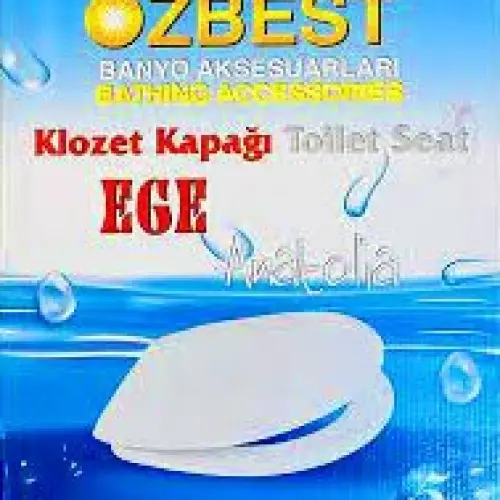 ÖZBEST ( EGE & ANATOLİA) ( DÜZ KLASİK ) LÜX KLOZET KAPAK (KUTULU AMBALAJ )*10=K