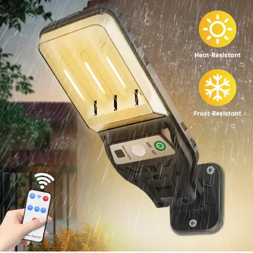 Panther Pt-2980 Solar Duvar Lambası Siyah