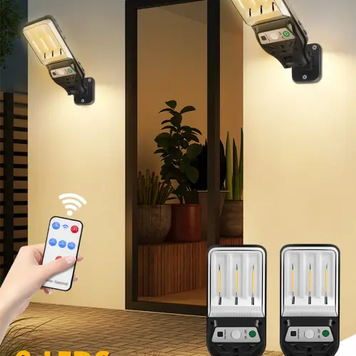 Panther Pt-2980 Solar Duvar Lambası Siyah