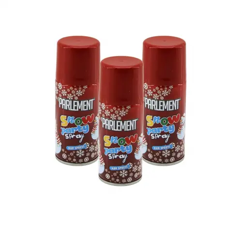 PARLEMENT SNOW PARTY SPRAY KAR SPREYİ 150ML ( HER YÜZEYE KAR EFEKTLİ YAZI YAZMA )*12X4