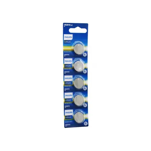PHILIPS LİTHİUM CR-2016 PARA PİLİ ( 3V ) ( 5Lİ KART )*240