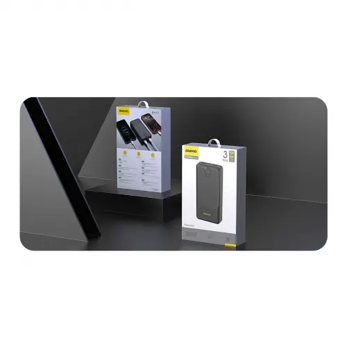 Powerbank Dudao K10Pro 2.4A 20000mAh 2 x USB-A - Siyah