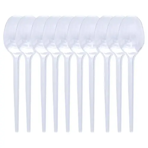 PRATİKON PR-1142 ( ŞEFFAF ) PLASTİK KAŞIK ( 10PCS )*50=K