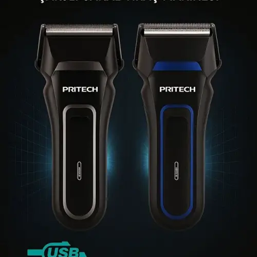Pritech Şarjlı Sakal Tıraş Makinesi Seyahat RF-1310