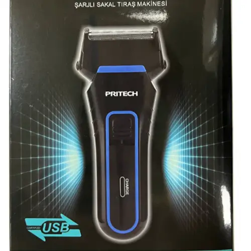 Pritech Şarjlı Sakal Tıraş Makinesi Seyahat RF-1310