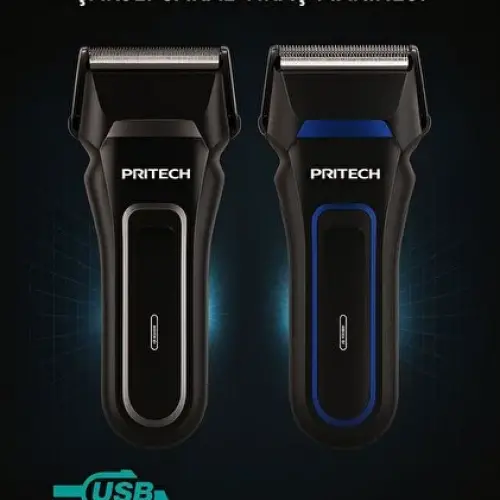 Pritech Şarjlı Sakal Tıraş Makinesi Seyahat RF-1310